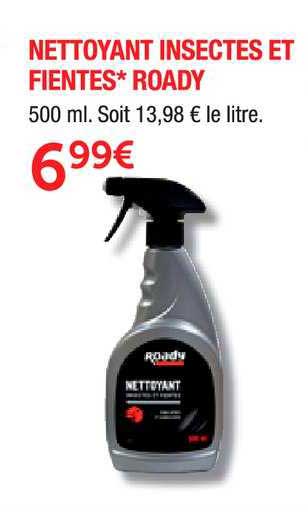 Nettoyant Insectes Et Fientes Roady