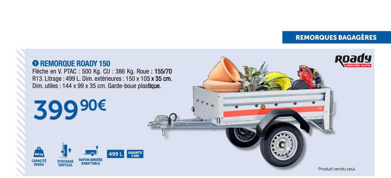Remorque 150 Roady