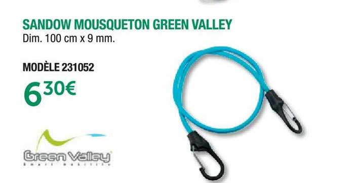 sandow mousqueton green valley