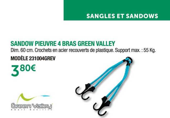 sandow pieuvre 4 bras green valley