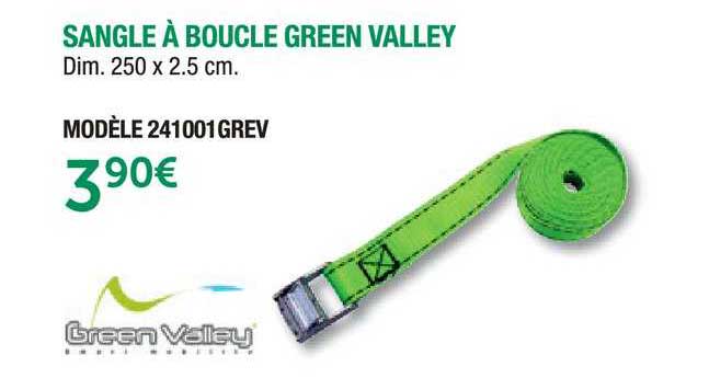 sangle à boucle green valley