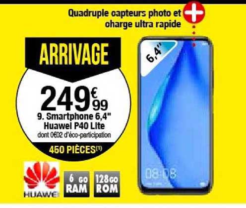 smartphone 6.4" huawei p40 lite