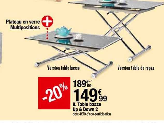 table basse up & down 2