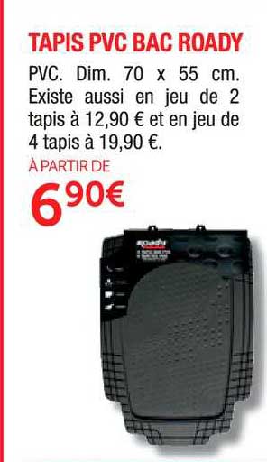 Tapis Pvc Bac Roady