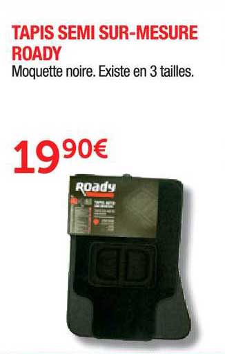 tapis semi sur mesure roady