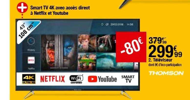 Téléviseur 108 Cm Thomson