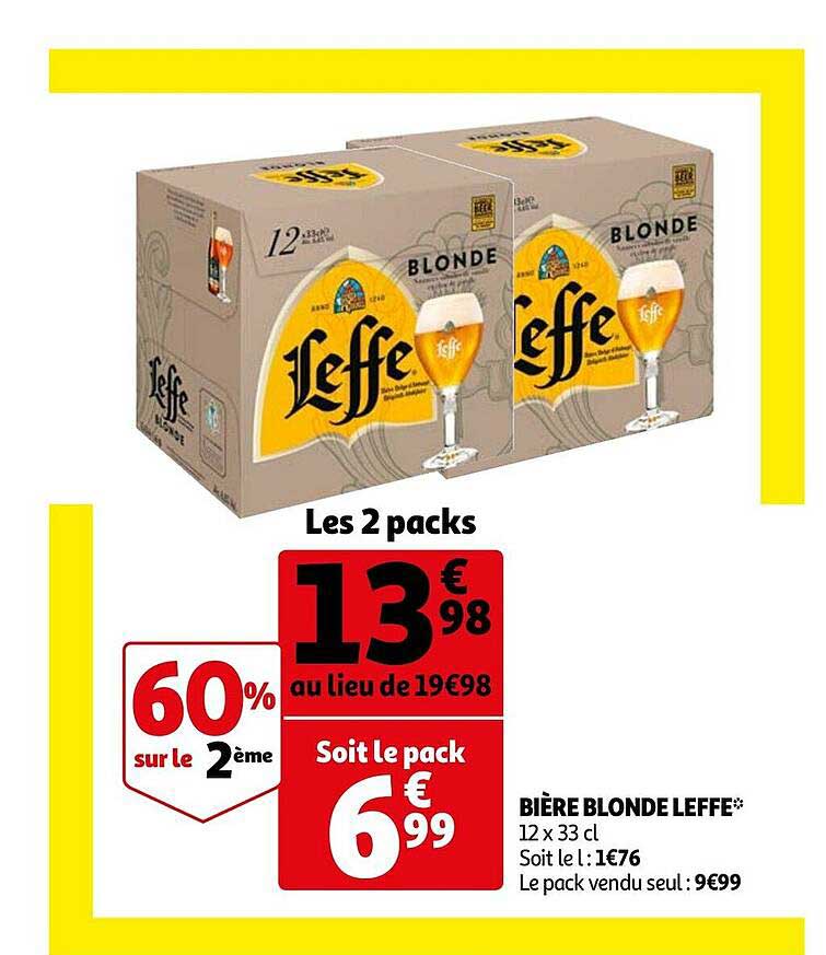 Bière Blonde Leffe