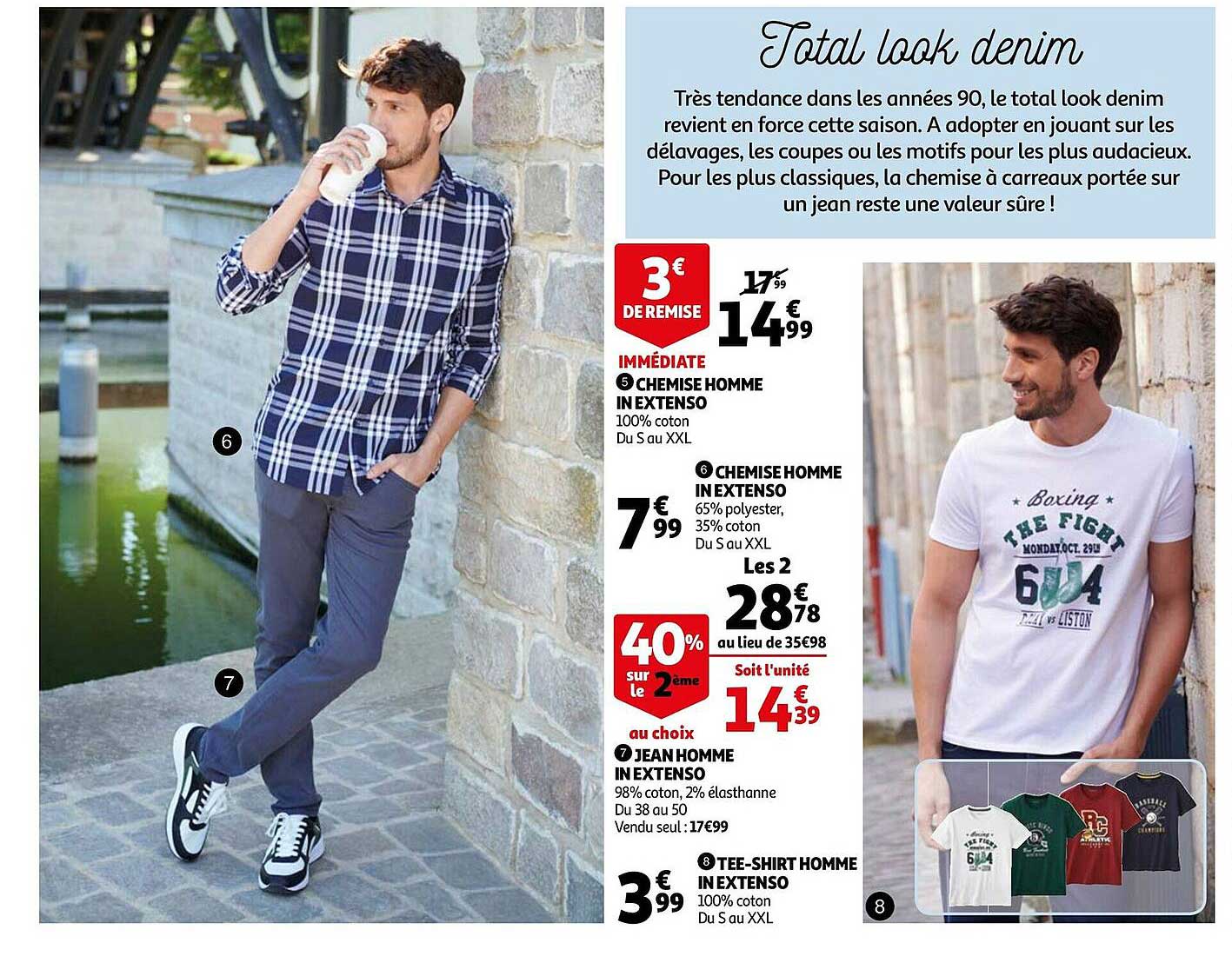 chemise homme in extenso, chemise homme in extenso, jean homme in extenso, tee-shirt homme in extenso