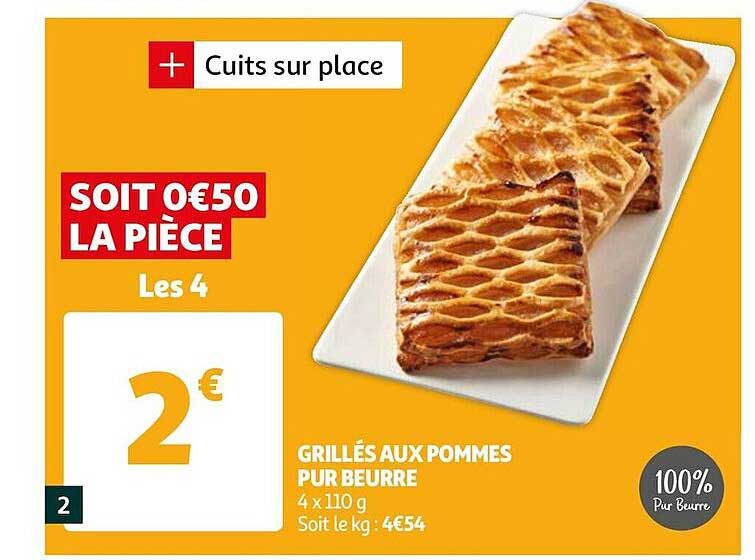 Grillés Aux Pommes Pur Beurre