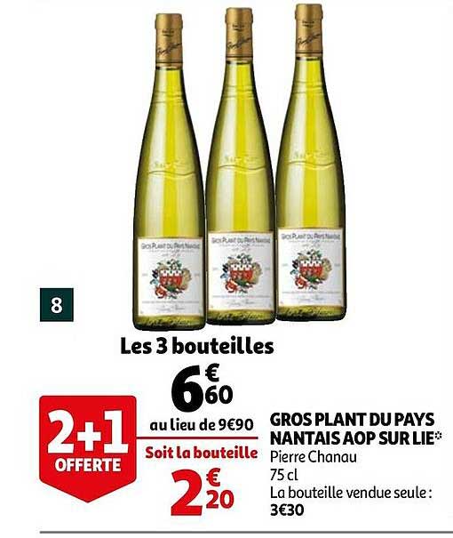 gros plant du pays nantais aop sur lie