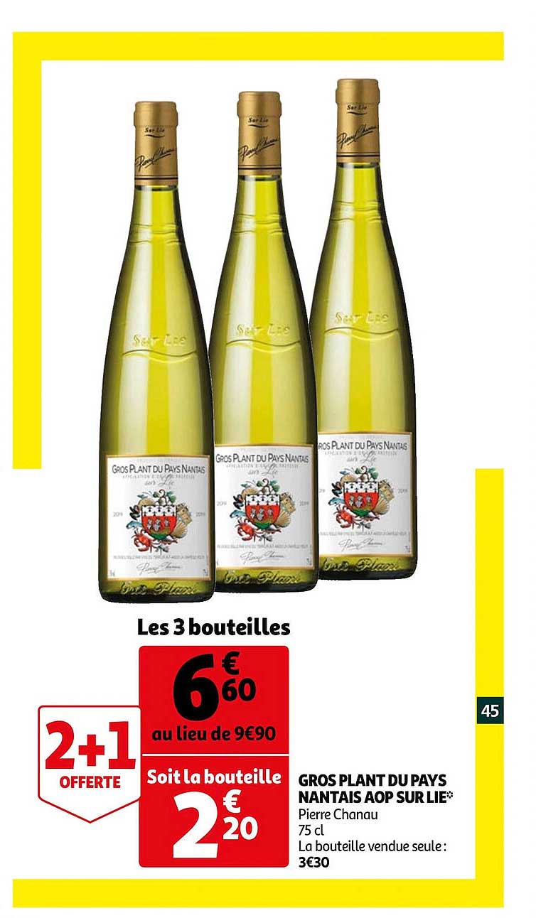 gros plant du pays nantais aop sur lie