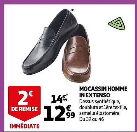 mocassin homme in extenso