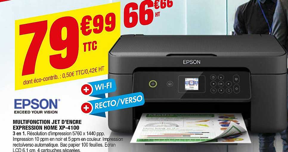 multifonction jet d'encre expression home xp-4100 epson