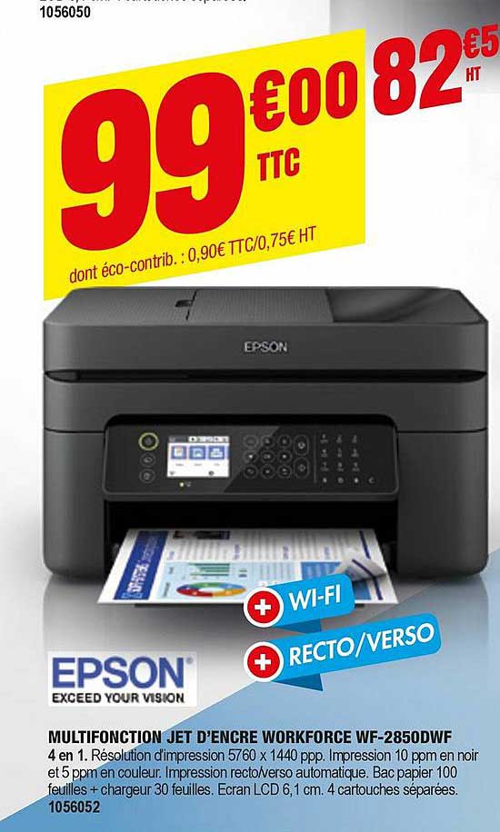 multifonction jet d'encre workforce wf-2850dwf epson