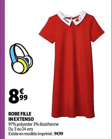 robe fille in extenso