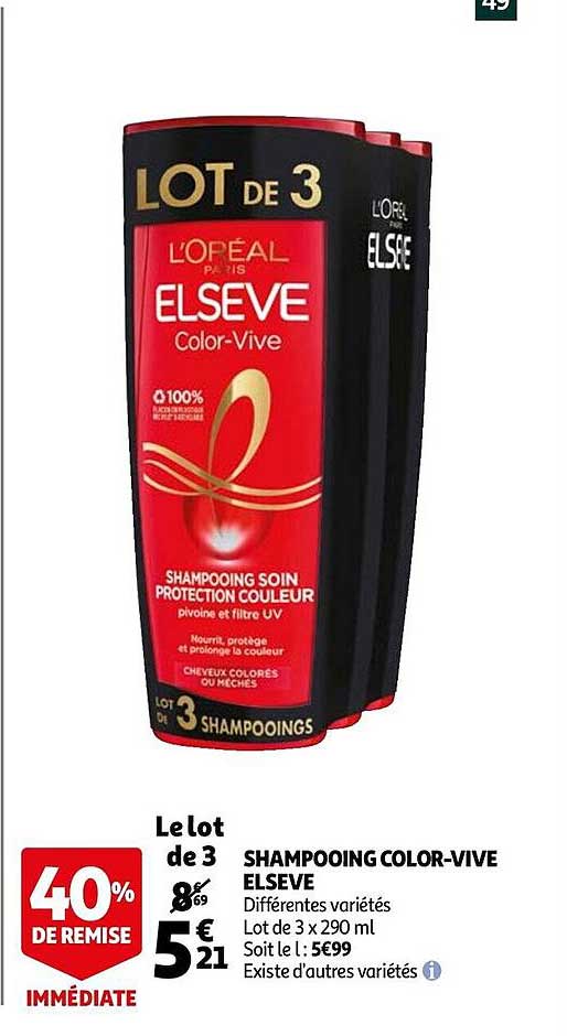shampooing color-vive elsève