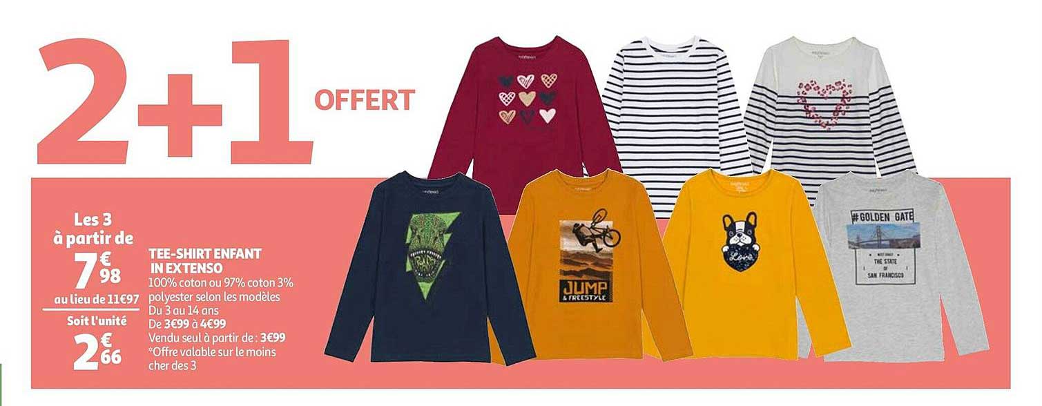 tee-shirt enfant in extenso