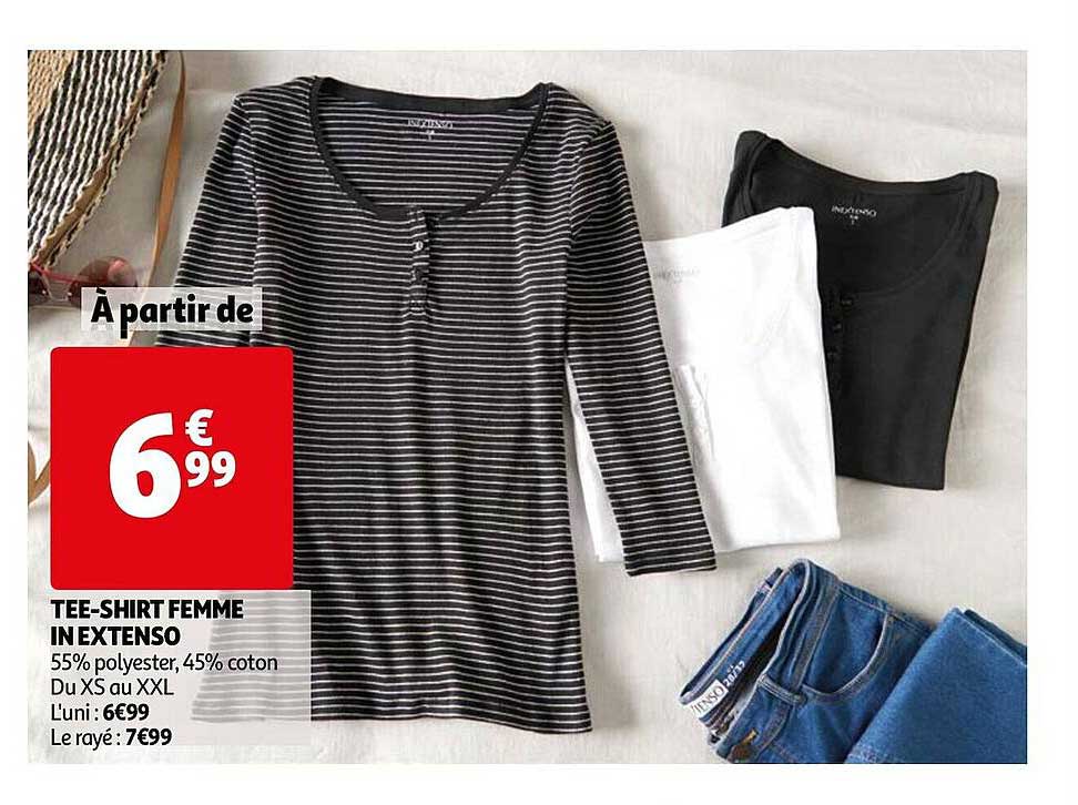 tee-shirt femme in extenso