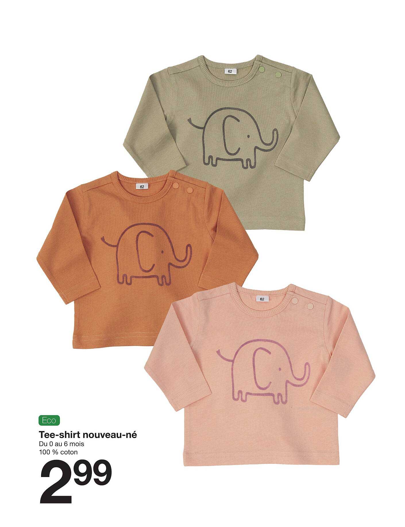 tee-shirt nouveau-né