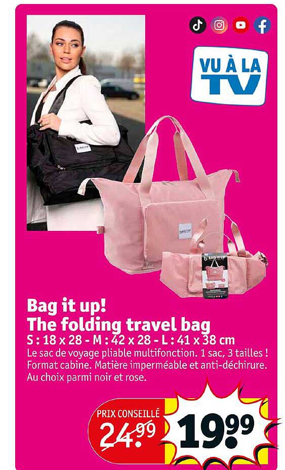 Bag It Up! The Folding Travel Bag