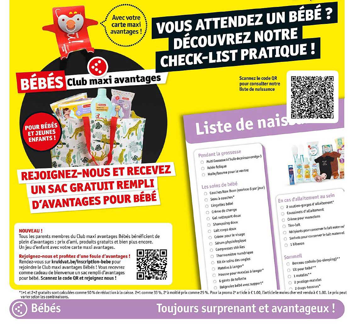 bébés club maxi avantages