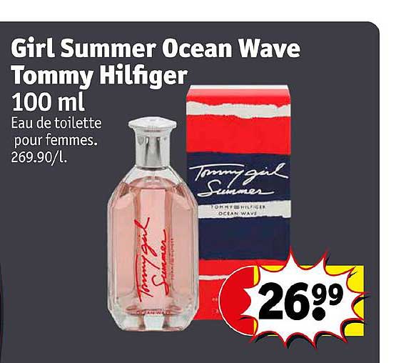 eau de toilette pour femmes girl summer ocean wave tommy hilfiger
