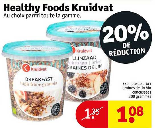 healthy foods kruidvat