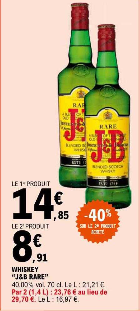 Whiskey "j&b Rare"