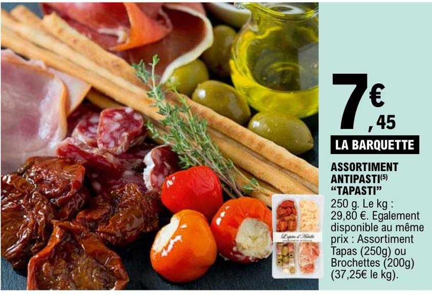 Assortiment Antipasti "tapasti"