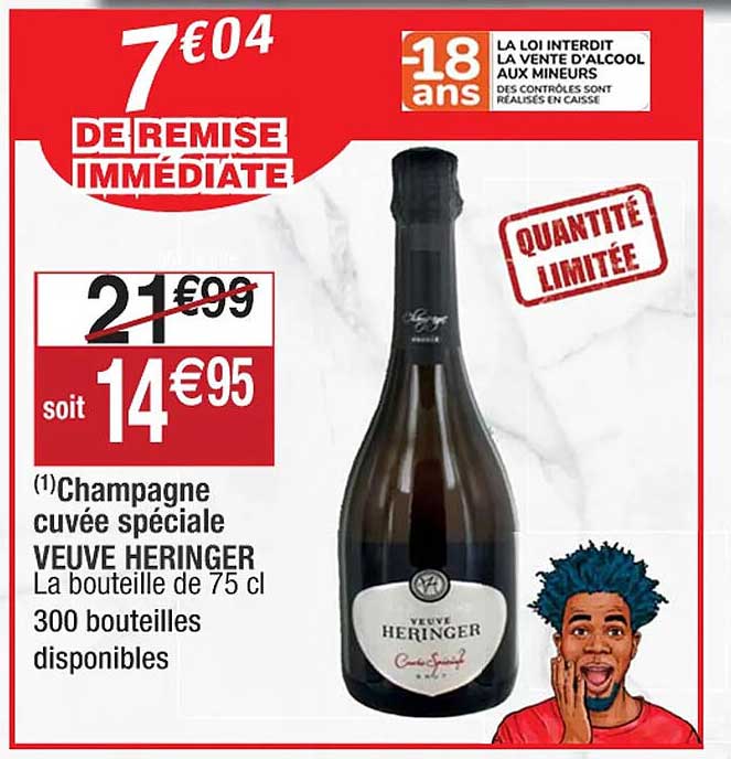 champagne cuvée spéciale veuve heringer