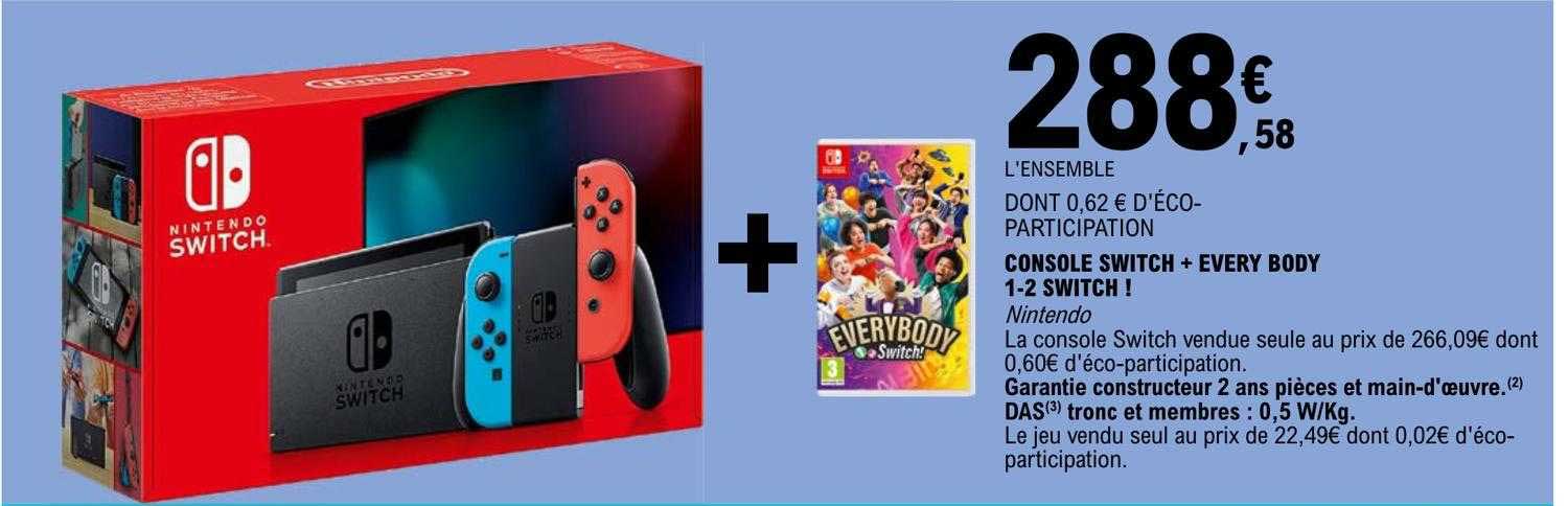 console switch + every body 1-2 switch !