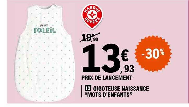 gigoteuse naissance "mots d'enfants"