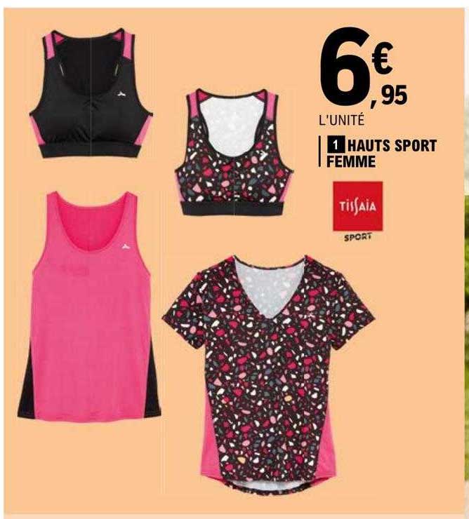 hauts sport femme tissaia sport