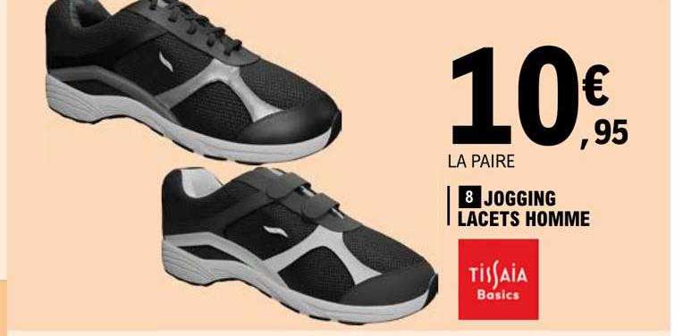 jogging lacets homme tissaia basics