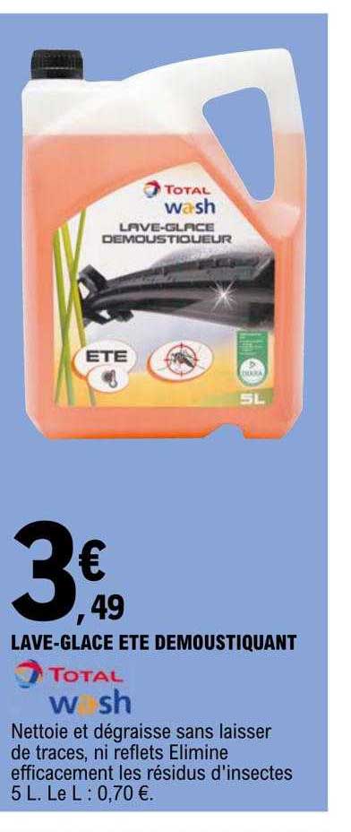 lave-glace été démoustiquant total wash