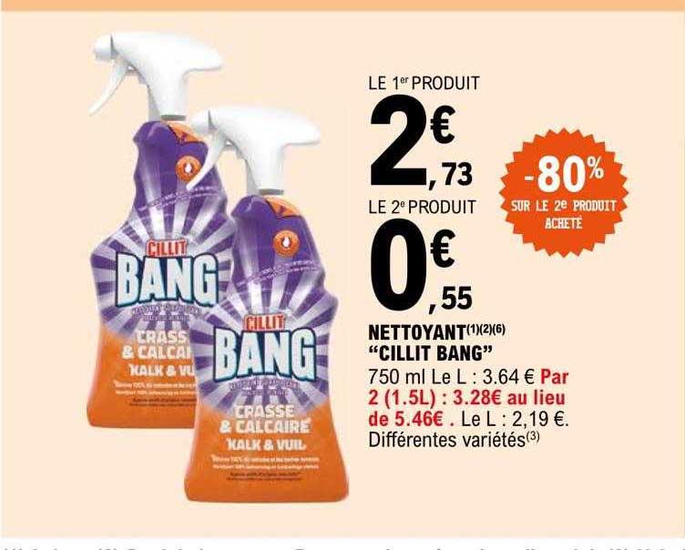 nettoyant "cillit bang"
