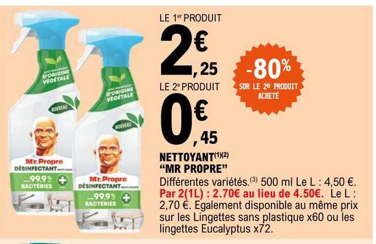nettoyant "mr propre"