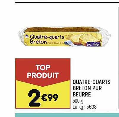 quatre-quarts breton pur beurre