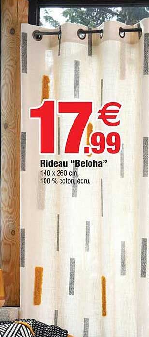 Rideau "beloha"