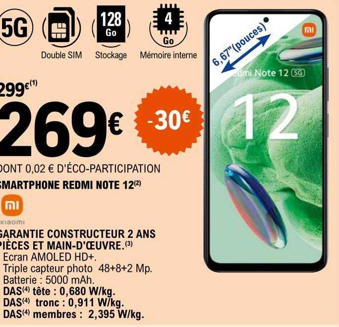 Smartphone Redmi Note 12