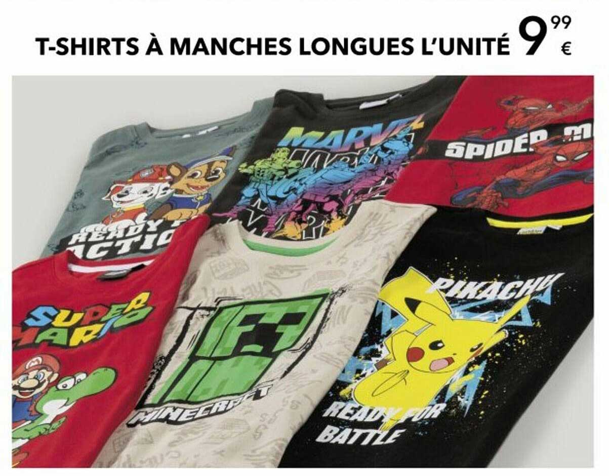 t-shirts à manches longues