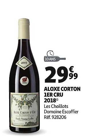 aloxe corton 1er cru 2018