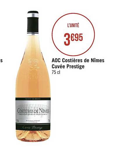 aoc costières de nîmes cuvée prestige