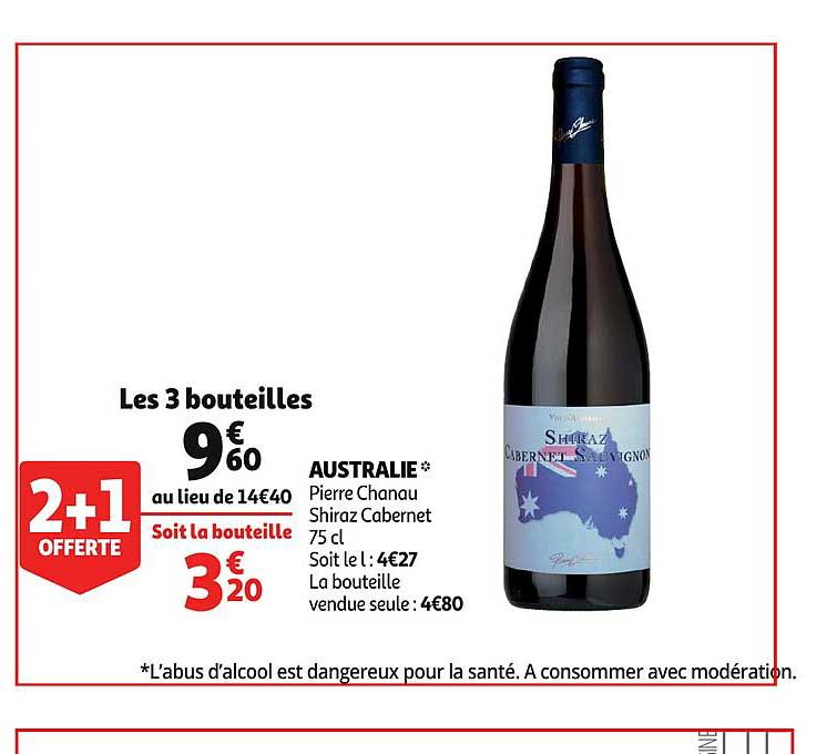 australie 2+1 offert