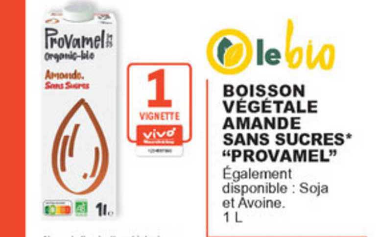 Boisson Végétale Amande Sans Sucre "provamel"