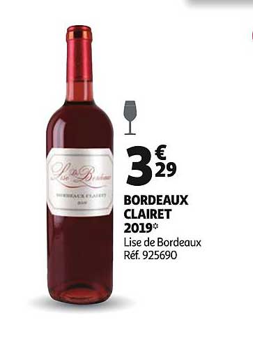 bordeaux clairet 2019