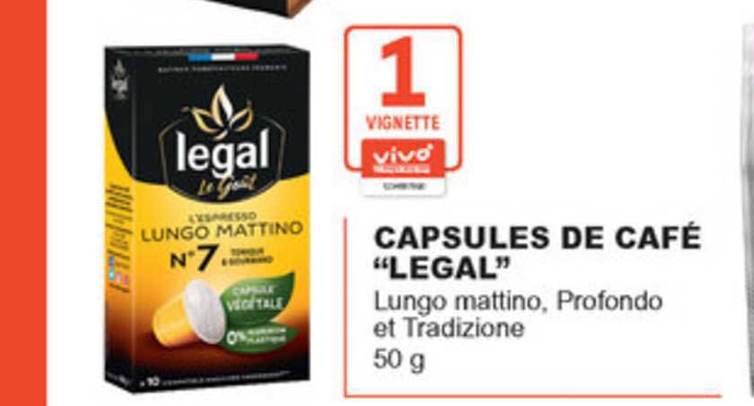 Capsules De Café "legal"