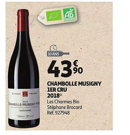 chambolle musigny 1er cru 2018