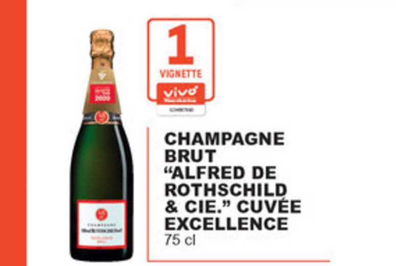 champagne brut "alfred de rothschild & cie" cuvée excellence
