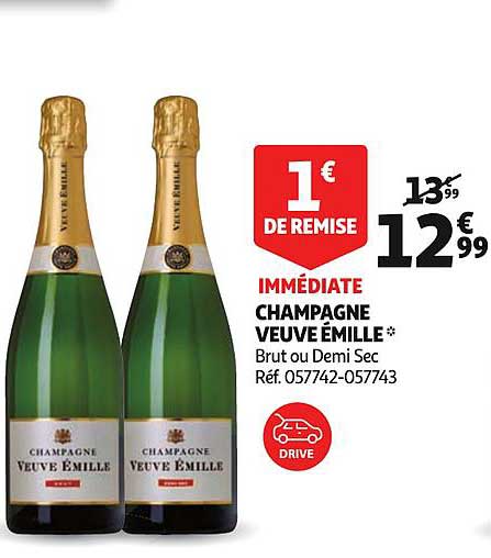champagne veuve émille